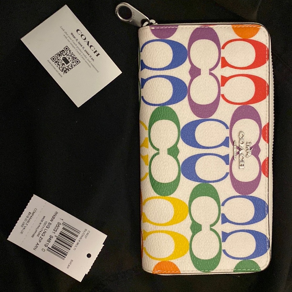 Gay Pride Coach wallet